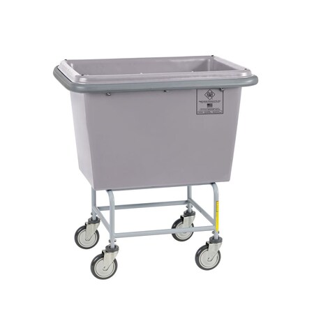 Elevated Basket Truck, Poly, Bumper, 8 Bushel, Gray